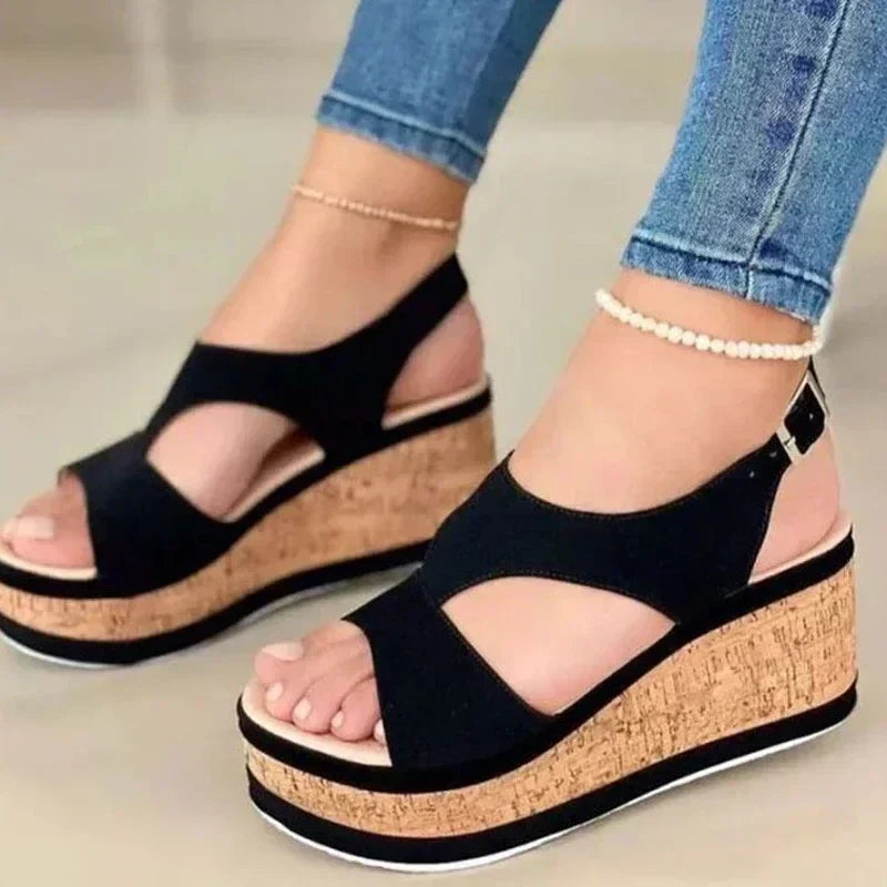 Hoge Hak Sandalen Zomer Plateauzool Dames