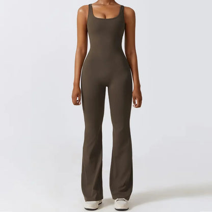 Dames Jumpsuit Racerback Stretch Elegante Zomerjurk