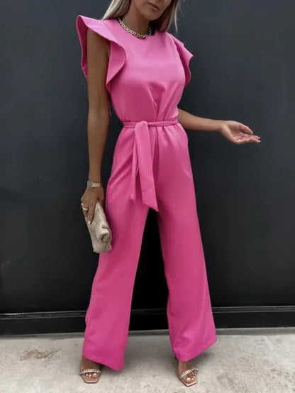 Zomerse Jumpsuit Hoge Taille Elegante Vrouwelijk Model - StudioMarella