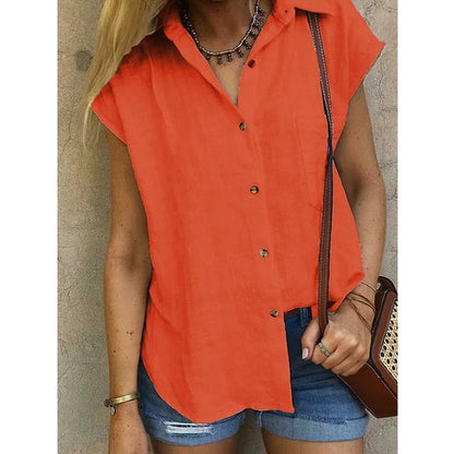 Zomer Shirt Vrouwelijk Elegant Boho Stijl