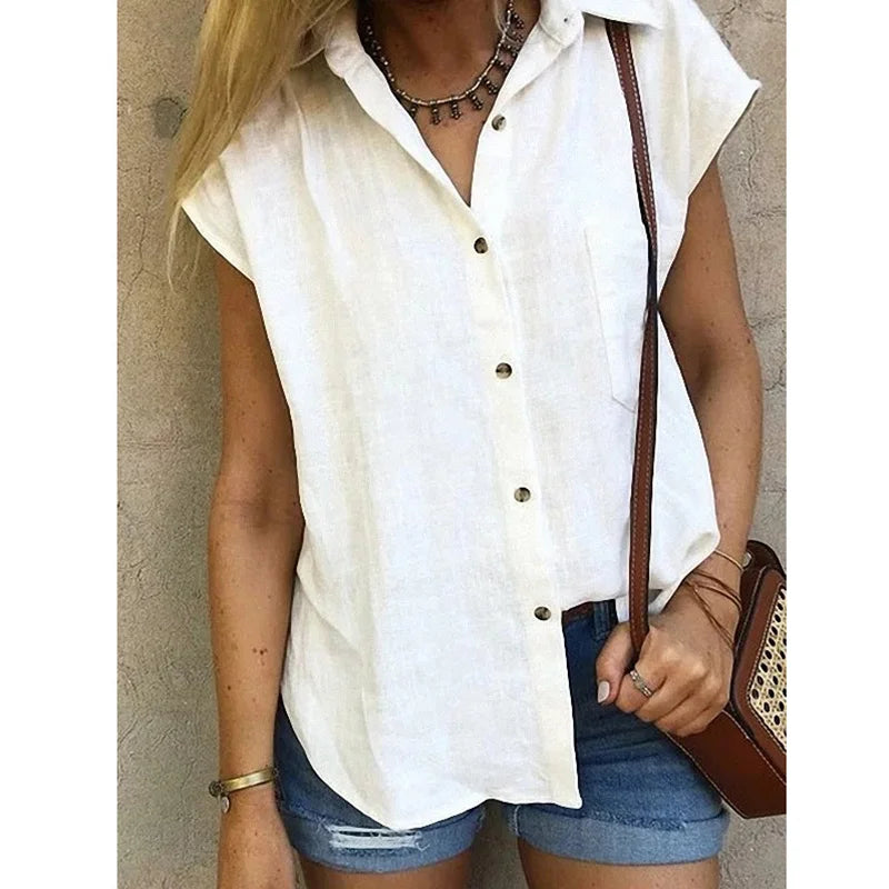 Zomer Shirt Vrouwelijk Elegant Boho Stijl - StudioMarella