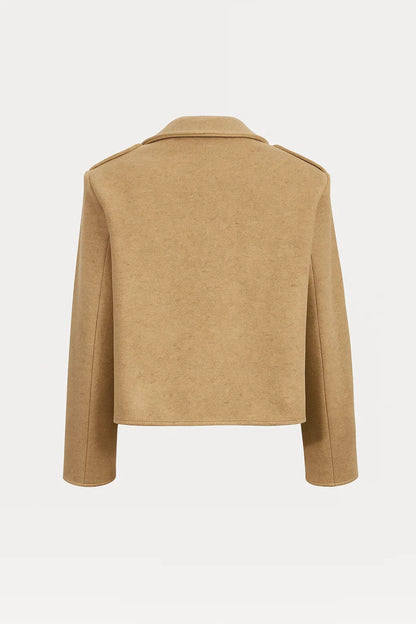 Dames Blazer Oversized Klassiek met Revers en Zakken