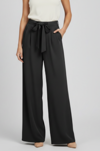 Dames Flared Broek met Koord Taille | Elegante Palazzo Pantalon 5