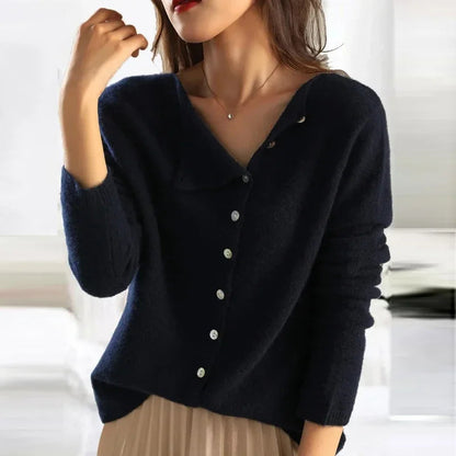 Dames Trui met Elegante Knopen en Comfortabele Pasvorm 4