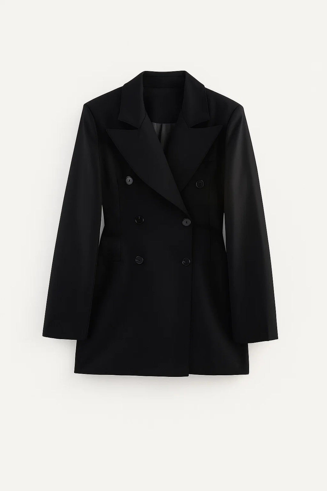 Dames Blazer Dubbelrijig Geheel Getailleerd Trendy Design