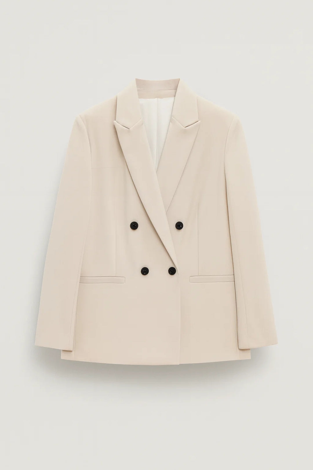 Dames Pantalon Set - Klassieke Blazer met Wijde Broek