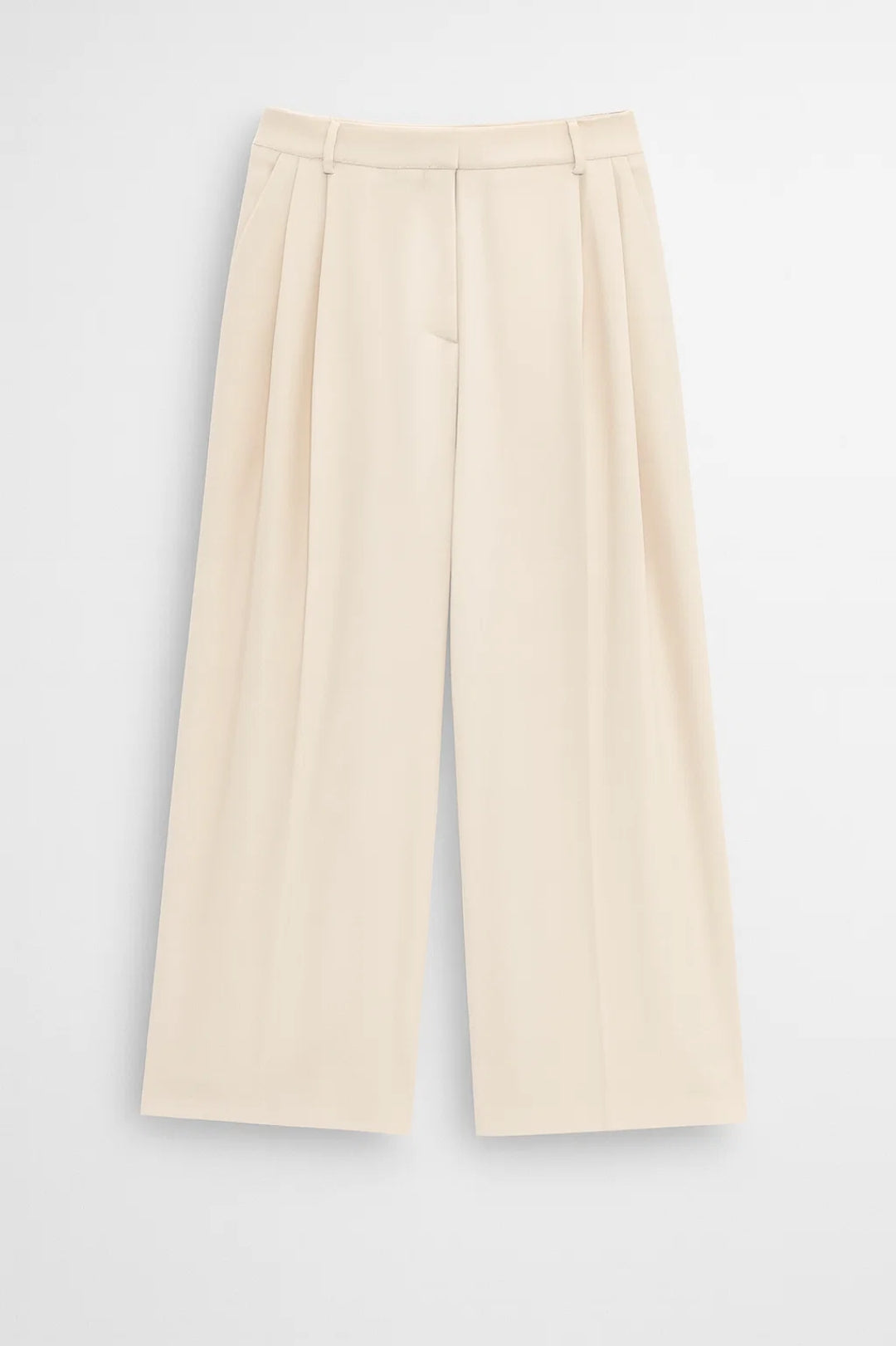 Dames Pantalon Set - Klassieke Blazer met Wijde Broek