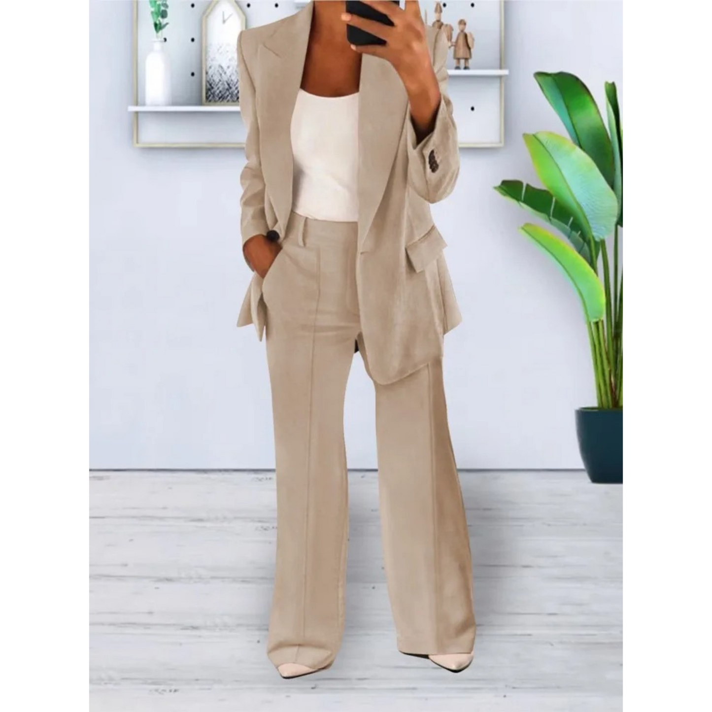 Damespak Blazer en Broek Business Stijl