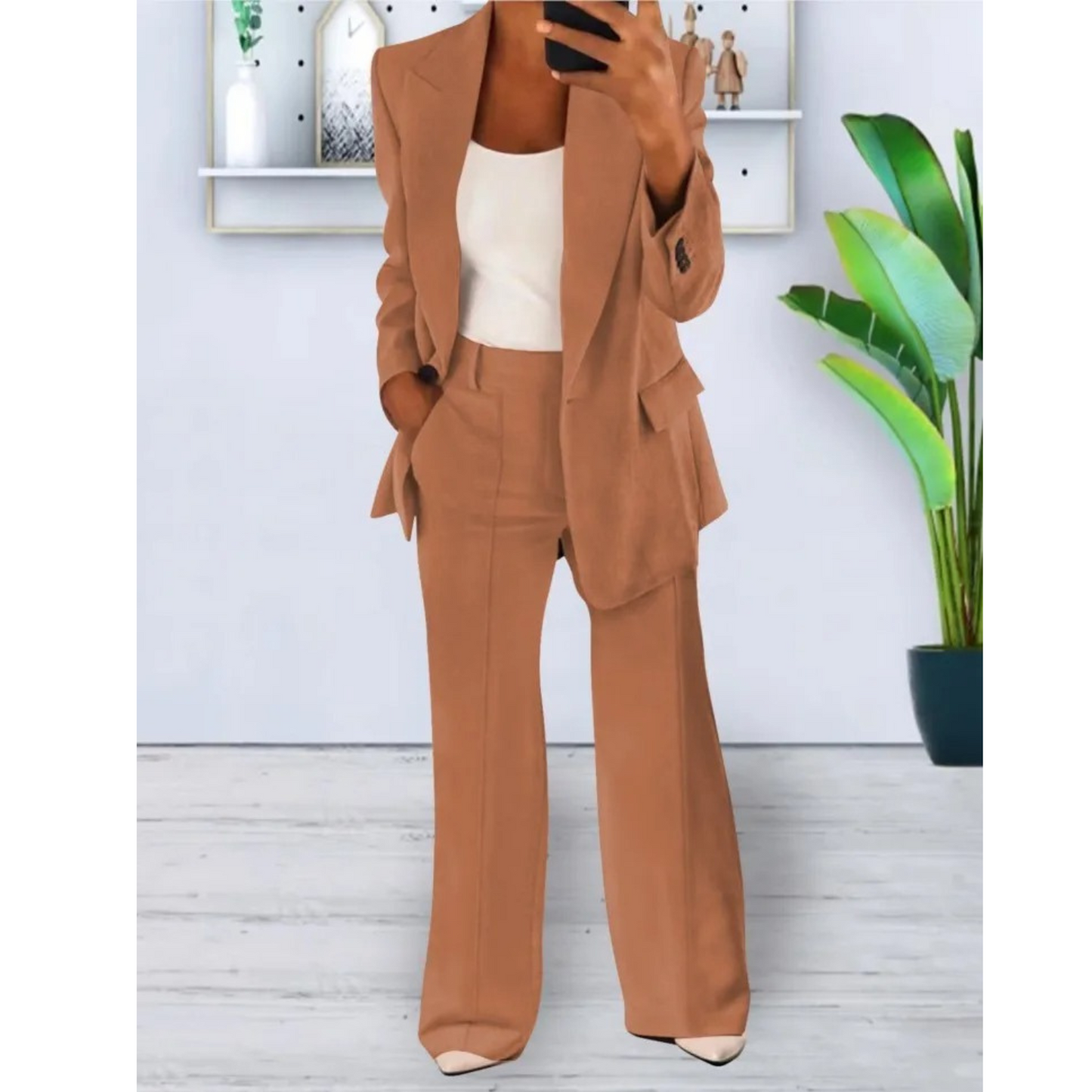Damespak Blazer en Broek Business Stijl