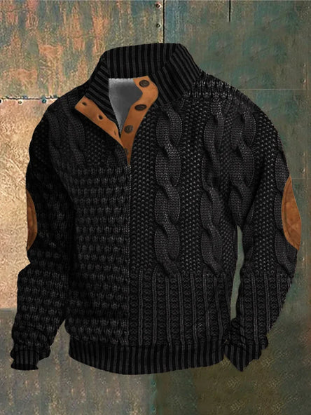 Herensweater Retro Stijl Comfoon en Modern - StudioMarella