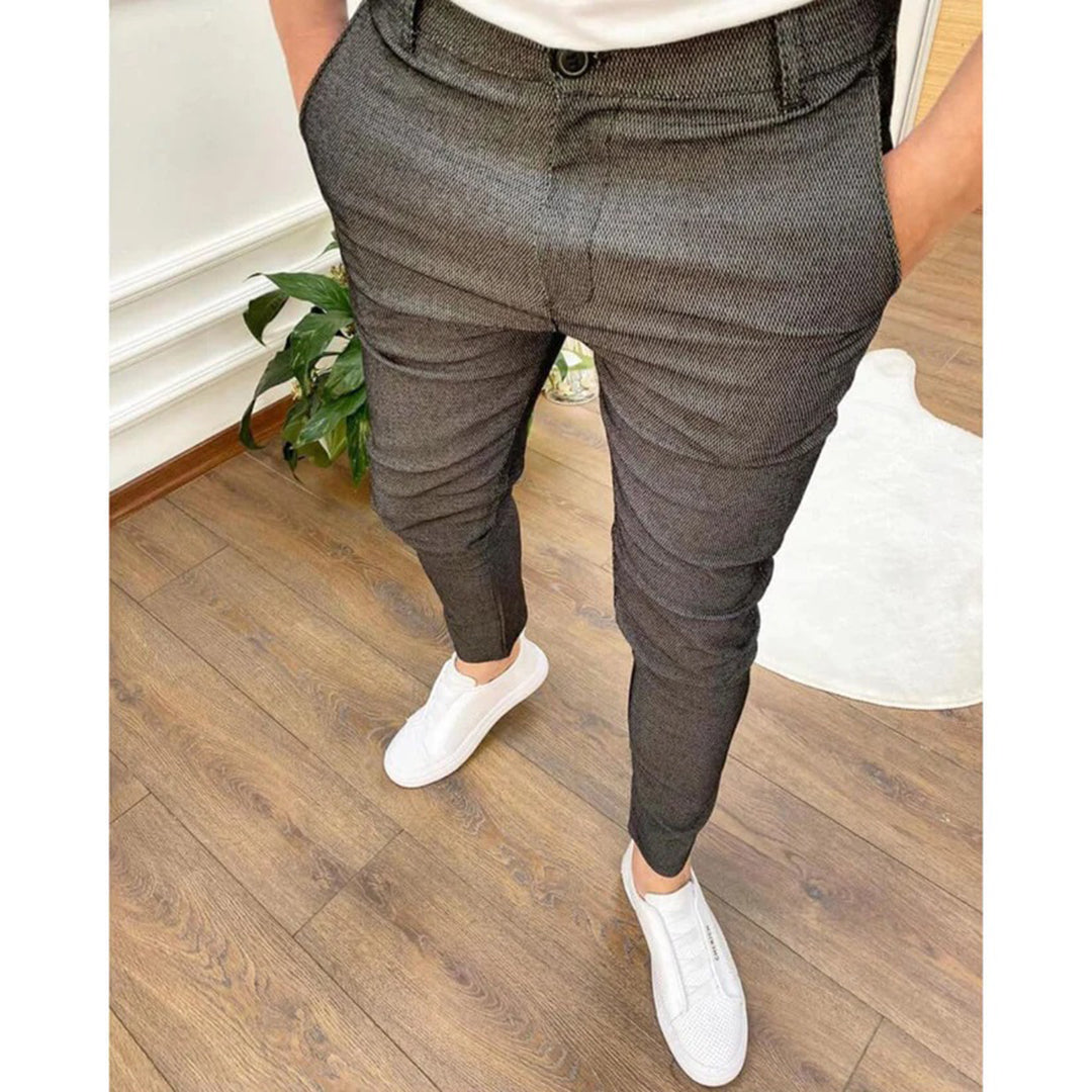 Elegante Herenbroeken Comfortabel Zwart