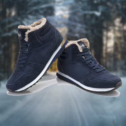 Heren Winterschoenen Hoge Sneakers Warm Bontvoering