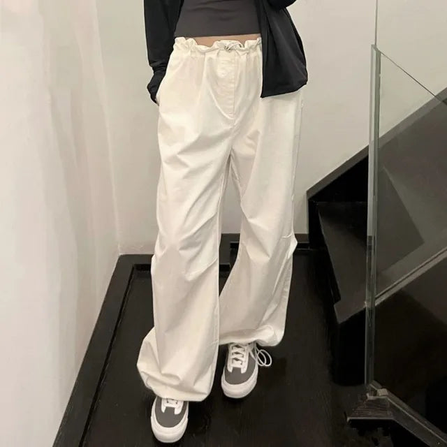 Witte Damesbroek Casual Basic Stijl - StudioMarella