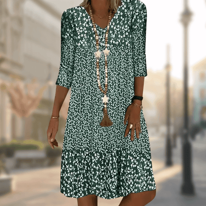Lange Dames Jurk Zomer Elegante Comfortabele Stijl