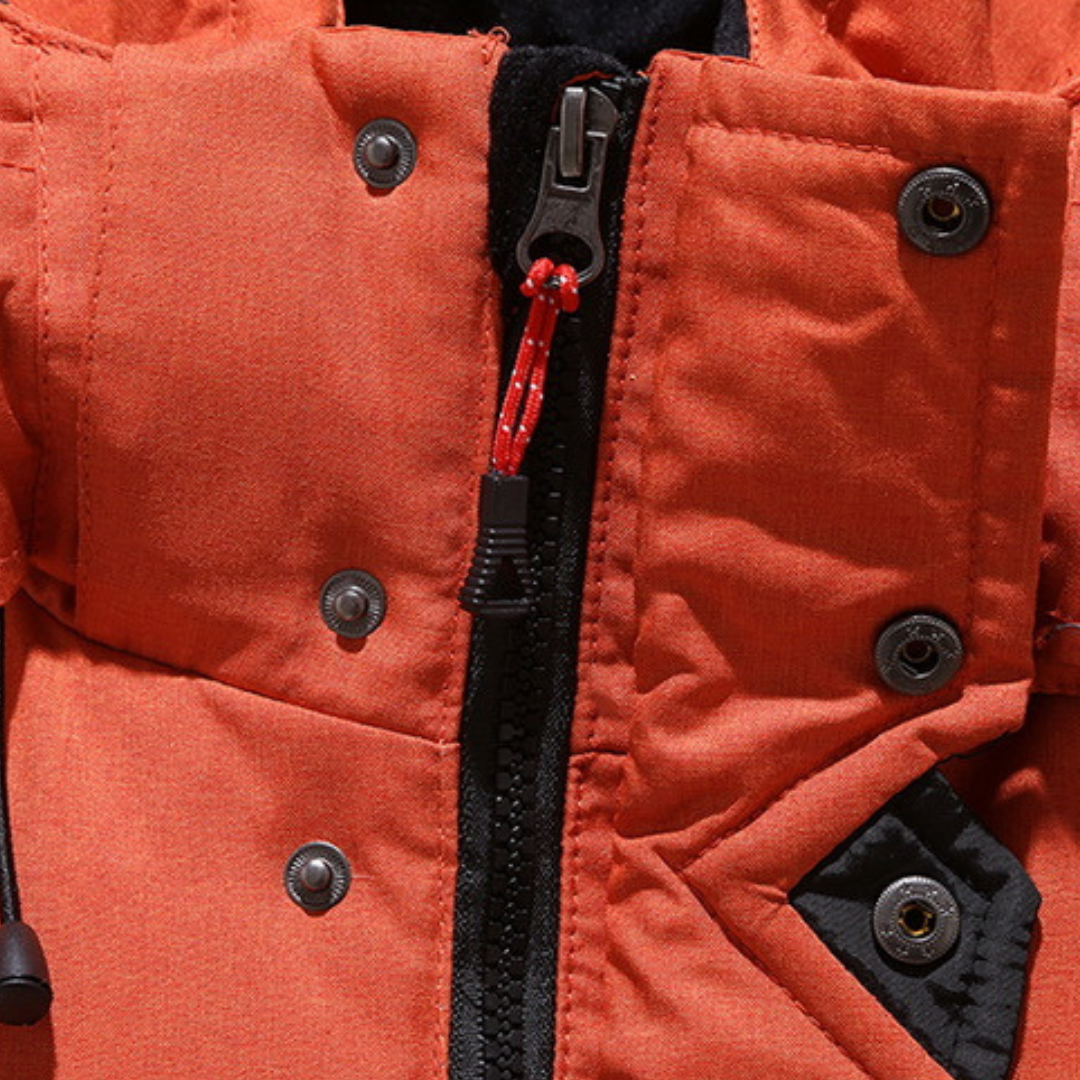 Warme Winterjas Comfortabel Design voor Heren