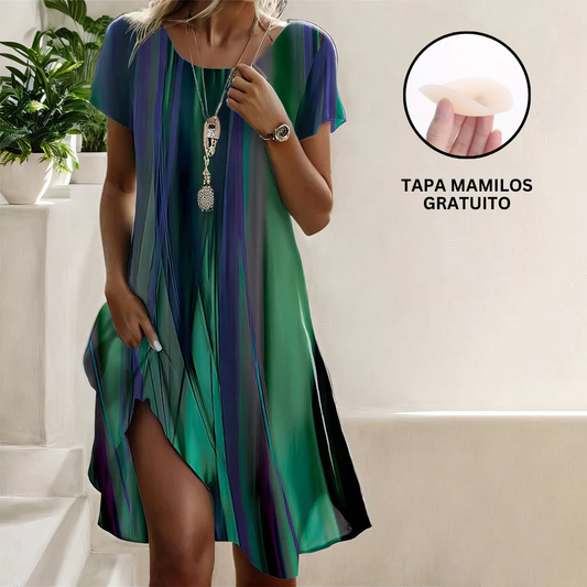 Boho Jurk Dames Degradé Zomerjurk Vrouwen - StudioMarella