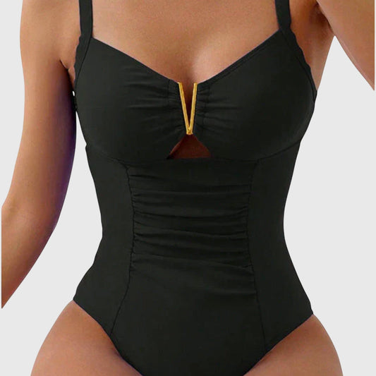 Badpak V-Hals Getailleerd Comfortabel Zomer - StudioMarella