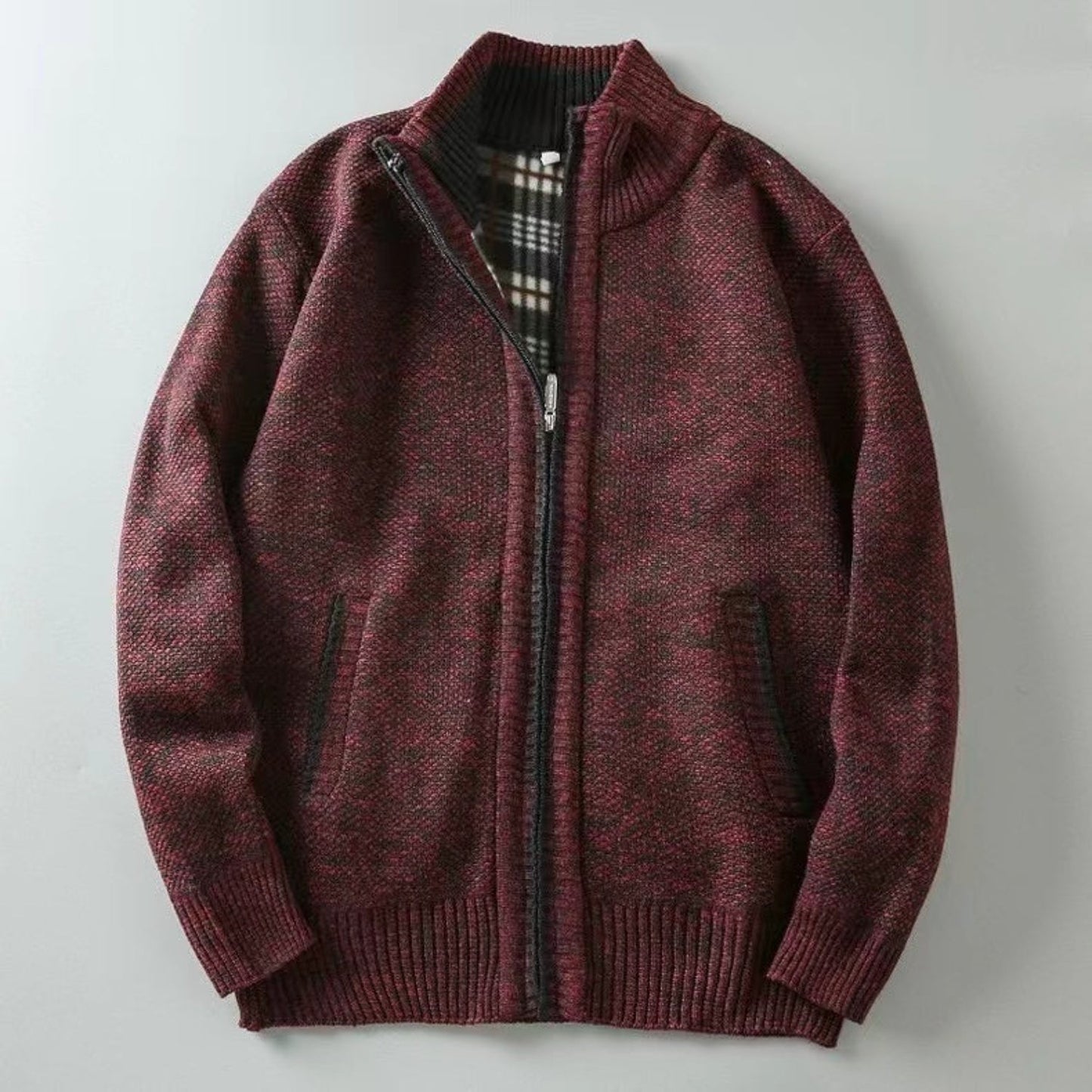 Heren Vest Casual met Kraag en Zijzakken