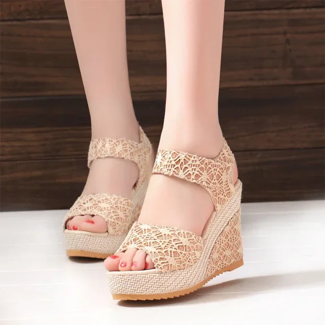 Hoge Hak Feest Sandalen Glimmer Glanzend - StudioMarella
