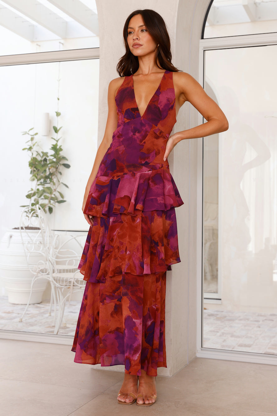 Eileen | Lange Zomerjurk Dames in Turquoise Chiffon 6
