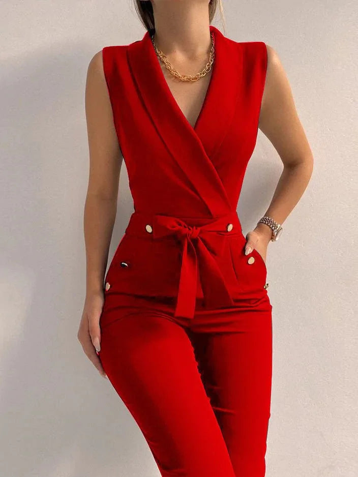 Dames Jumpsuit Mouwloos Elegant Zomerjurk