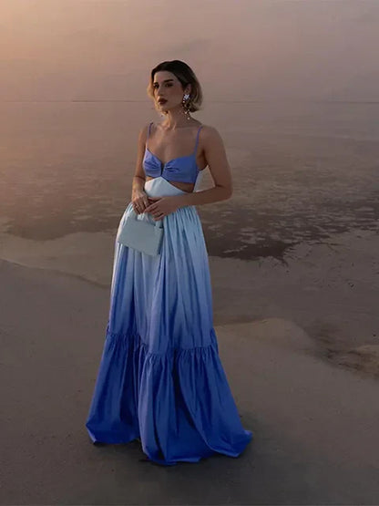 Elegante Jurk met Gradient Effect voor Vrouw - StudioMarella