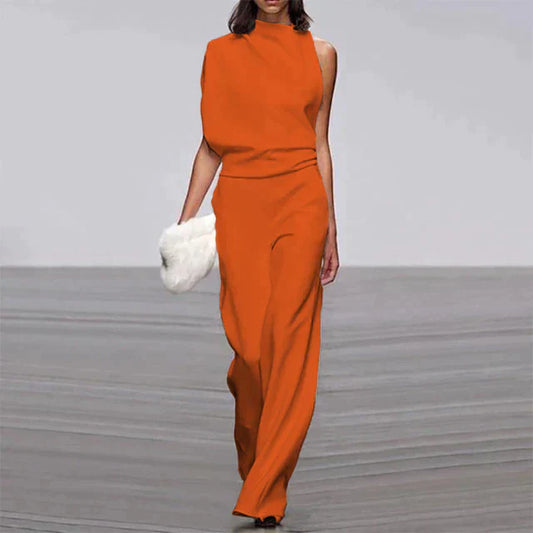Zwarte Jumpsuit Elegante Avondjurk Gala Stijl - StudioMarella