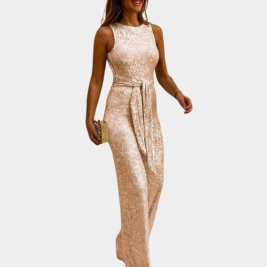 Feestelijke Glitter Jumpsuit voor Dames - StudioMarella