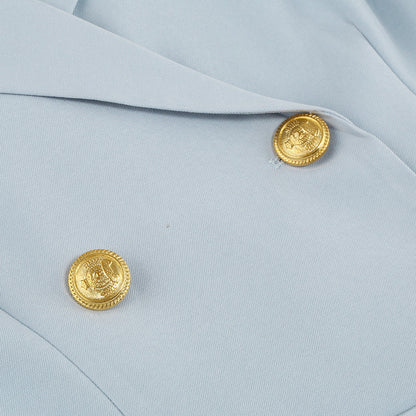 Vrouwen Blazer Jurk Met Cape en Riempje