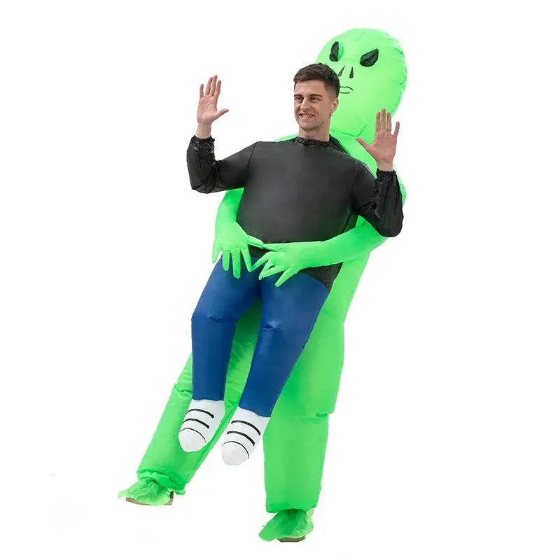 Opblaasbaar Alien Kostuum Halloween Feest Outfit