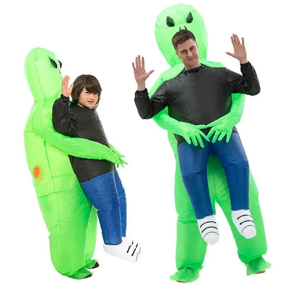 Opblaasbaar Alien Kostuum Halloween Feest Outfit