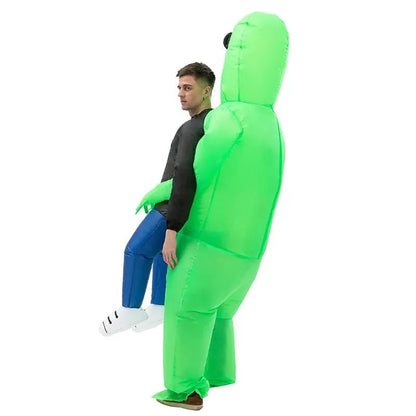 Opblaasbaar Alien Kostuum Halloween Feest Outfit