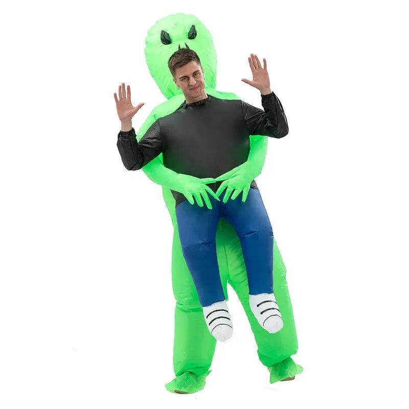 Opblaasbaar Alien Kostuum Halloween Feest Outfit