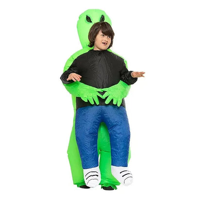 Opblaasbaar Alien Kostuum Halloween Feest Outfit