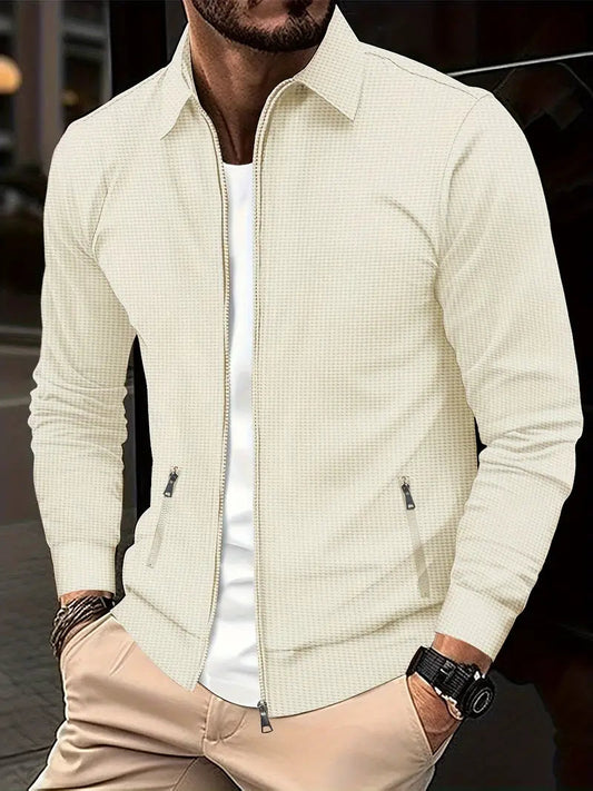 Heren Vest Elegant met Rits Comfortabele Pasvorm - StudioMarella