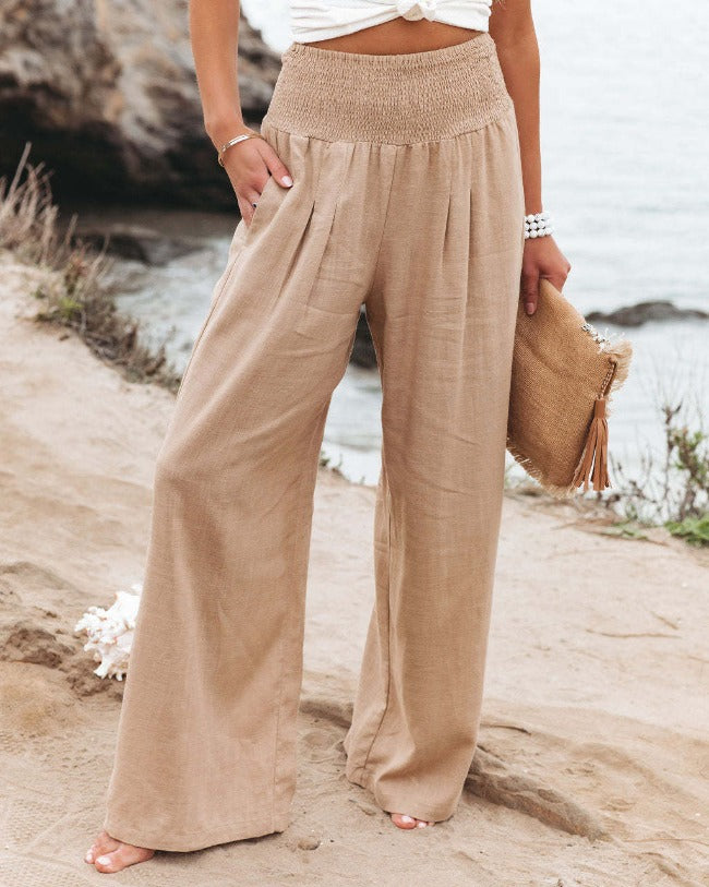Comfortabele Broek met Hoge Taille - Lichtgewicht en Ademend - StudioMarella