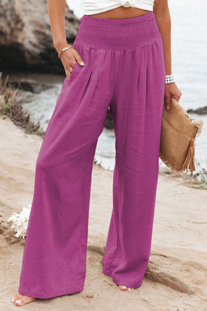 Comfortabele Broek met Hoge Taille - Lichtgewicht en Ademend