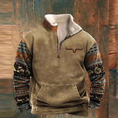 Luca Heren Trui met Rits Warm en Comfortabel