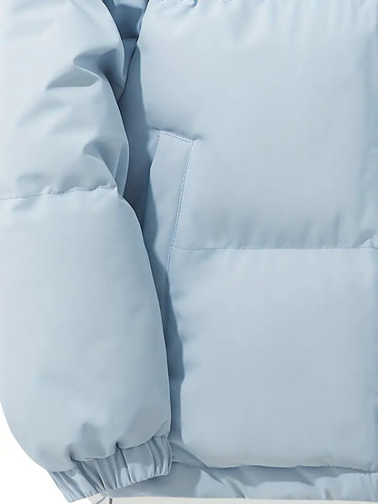 Warme Gewatteerde Winterjas met Capuchon voor Dames en Heren