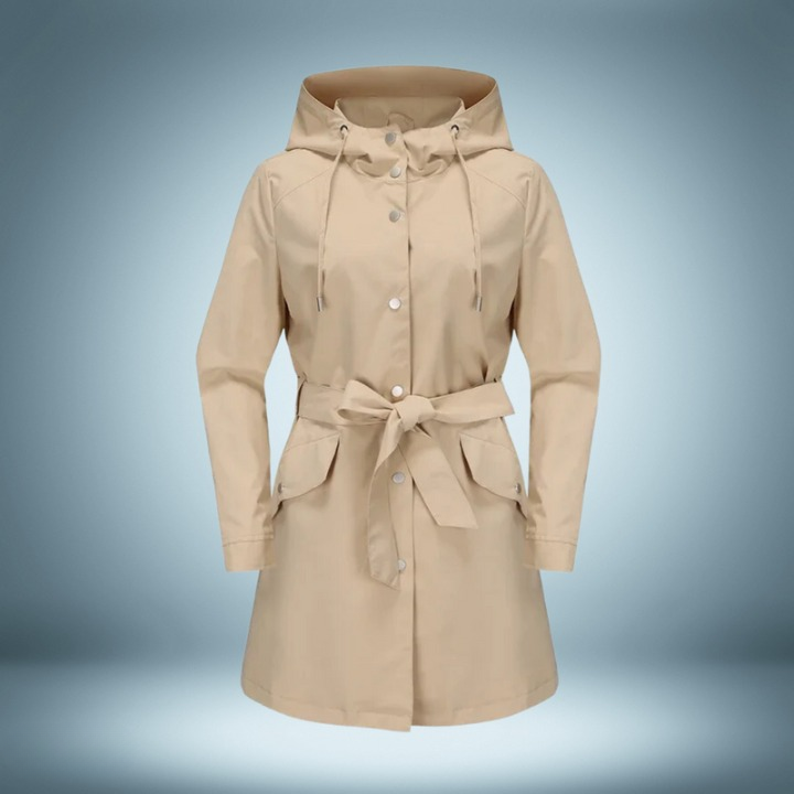 Dame Trenchcoat Waterdicht Elegante Stijl - StudioMarella