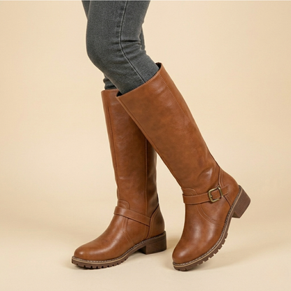 Leren Laarzen Elegant en Comfortabel voor Vrouwen