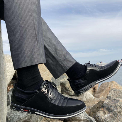 Elegante Leren Herenschoenen Comfortabel