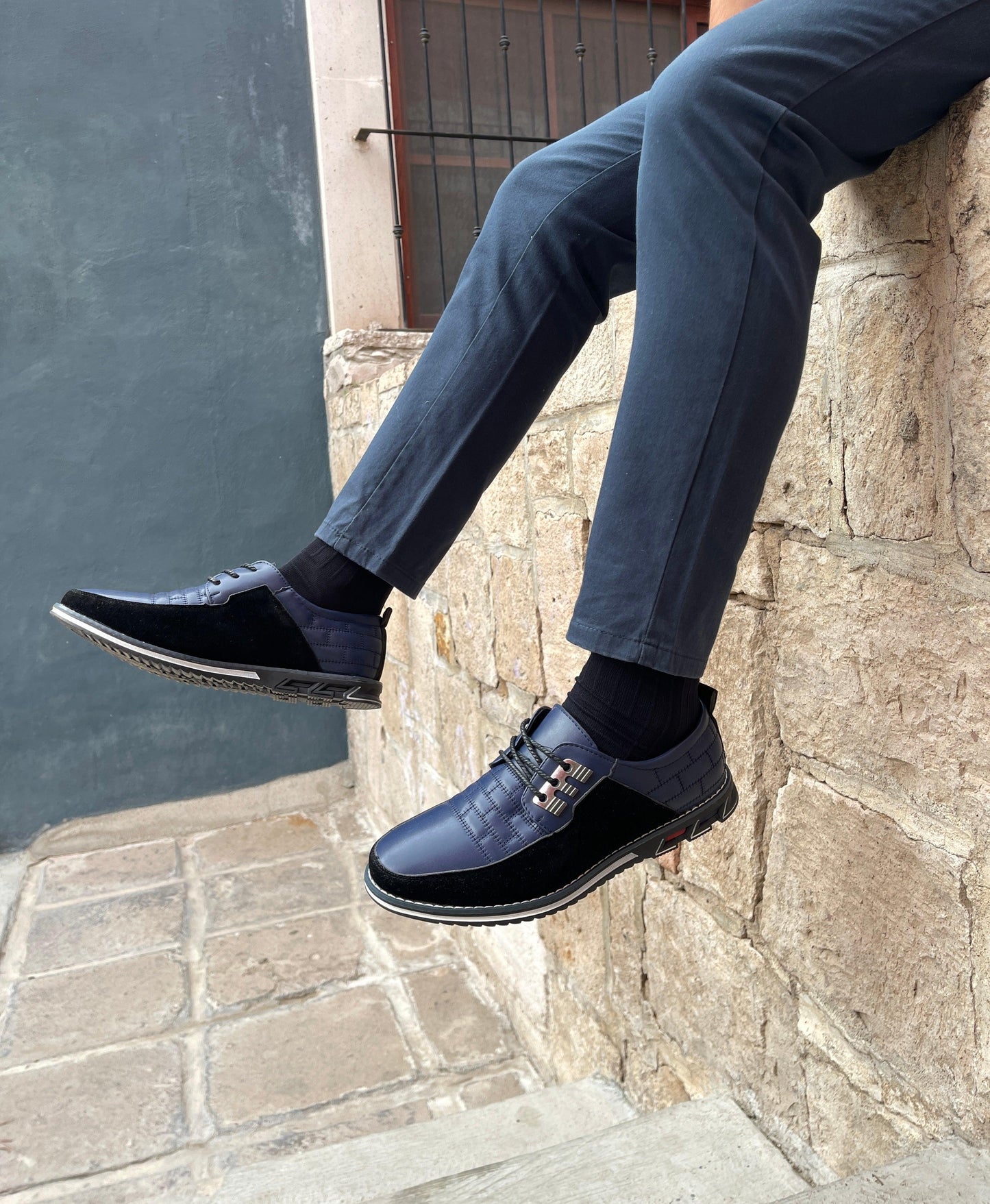 Elegante Leren Herenschoenen Comfortabel