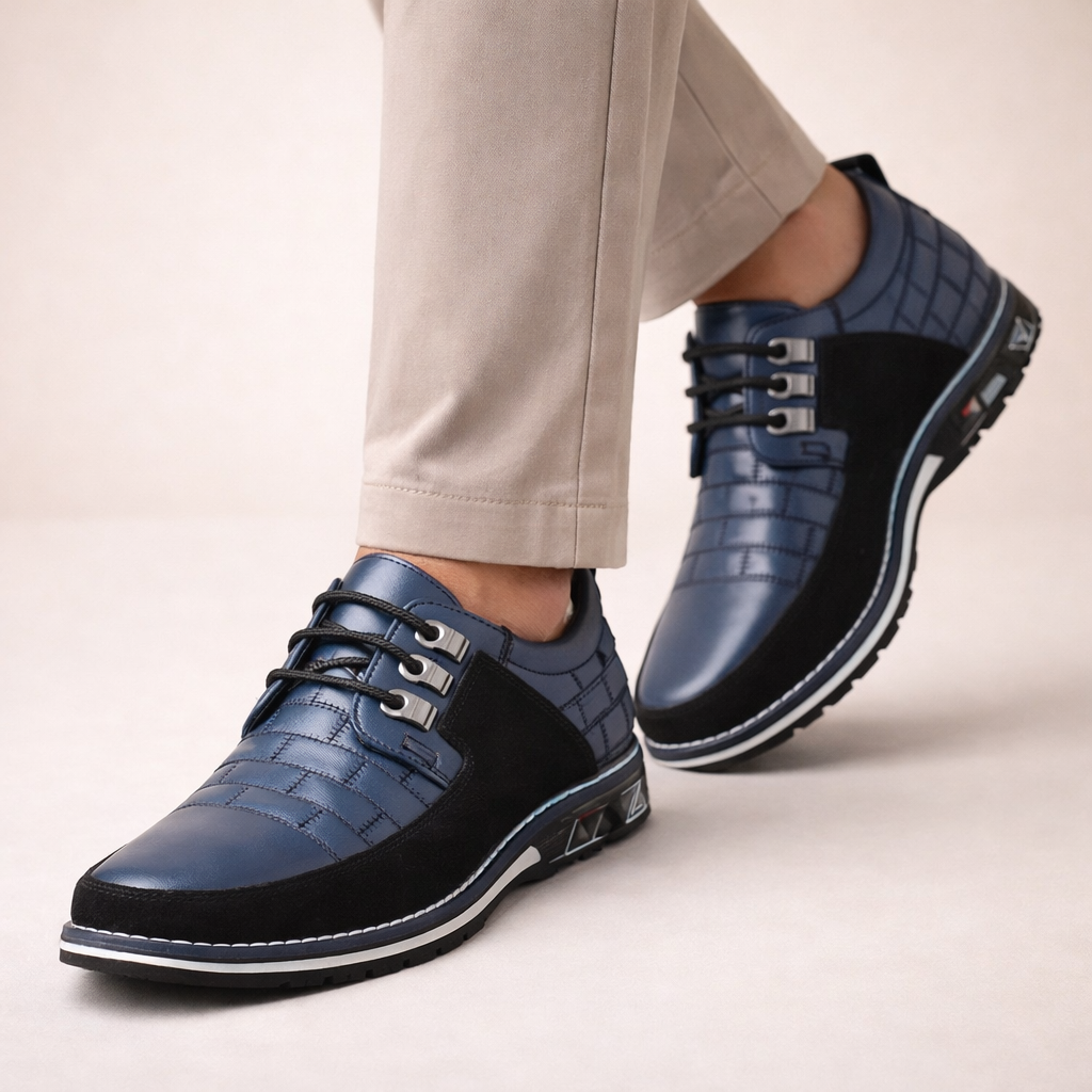 Elegante Leren Herenschoenen Comfortabel