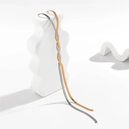 Evelyn | Dames Ketting - Verstelbaar, Elegant Slangenontwerp 8