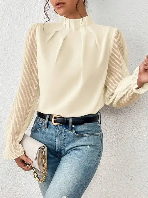 Elegante Top met Lange Mouwen voor Vrouw
