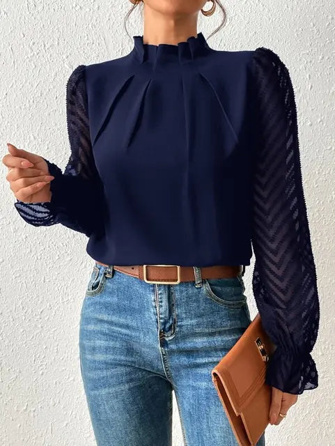 Elegante Top met Lange Mouwen voor Vrouw