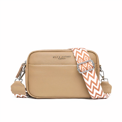 Mila Schoudertas Elegante Design Leer