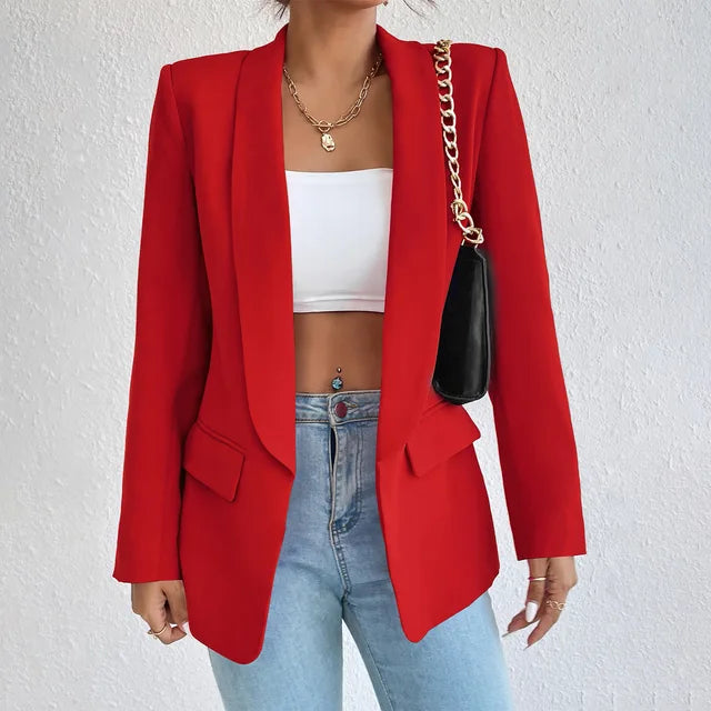 Dames Blazer Slim Fit Stijlvol Elegant