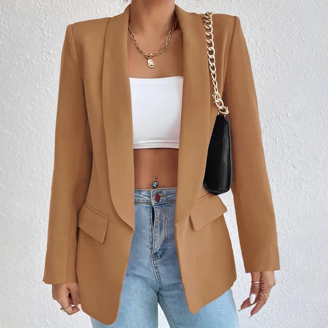 Dames Blazer Slim Fit Stijlvol Elegant